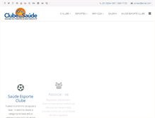 Tablet Screenshot of clubedasaude.org.br